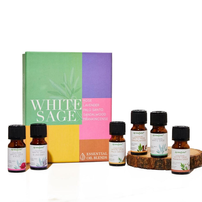 White Sage Essential Oil Diffuser Blend Gift Set