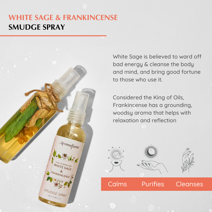 White Sage & Frankincense Smudge Spray