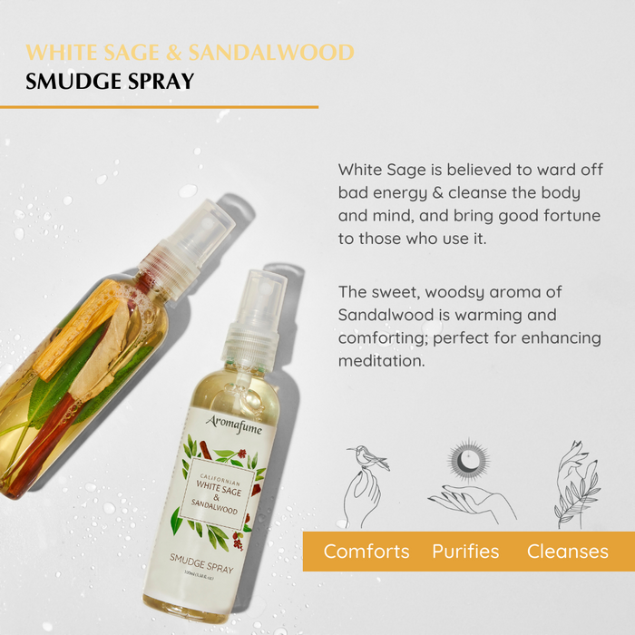 White Sage & Sandalwood Smudge Spray