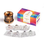 Aromafume 7 Chakra Incense Brick Gift Set with natural fragrance bricks for meditation and energy healing – includes sandalwood, jasmine, rose, and patchouli – Aromafume 7 Chakra Gift Set with essential oils and incense for chakra balancing – Root (Muladhara), Sacral (Svadhisthana), Solar Plexus (Manipura), Heart (Anahata), Throat (Vishuddha), Third Eye (Ajna), and Crown (Sahasrara) chakras