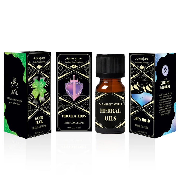 Guardian’s Path Oils – Good Luck, Protection & Open Road. Herbal blends for fortune, safety & opportunity.