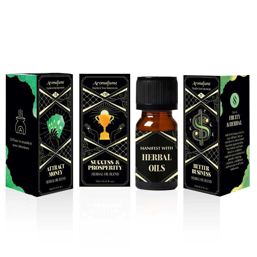 Professional Success Oils – Attract Money, Success & Better Business. Herbal blends for career growth & prosperity.