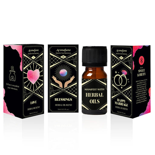 Union of Hearts Manifestation Oils – Love, Blessings, Happy Marriage. Herbal diffuser blends for love & harmony.