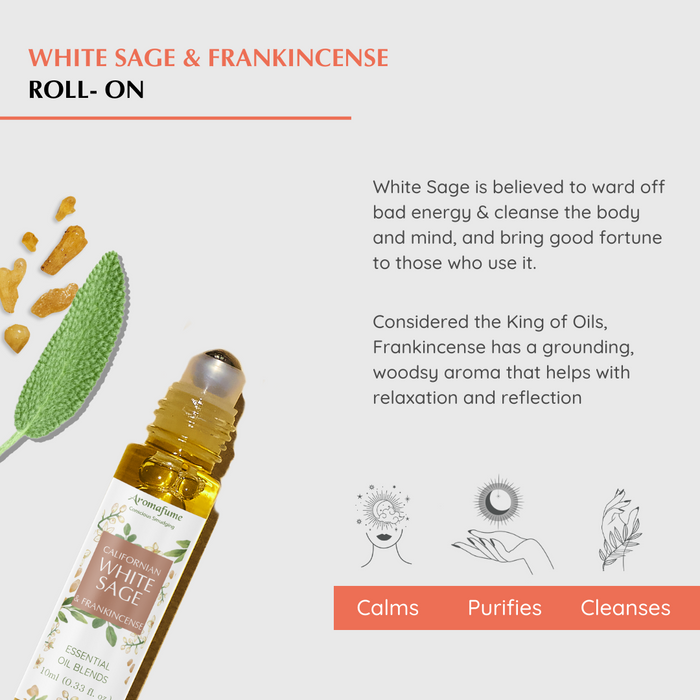 White Sage & Frankincense Roll-On