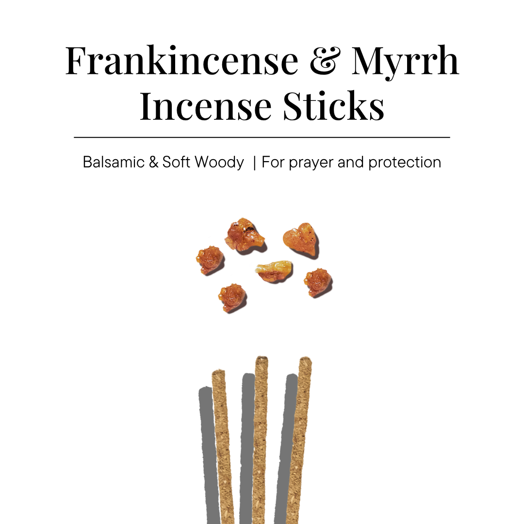 Frankincense & Myrrh Incense Sticks - (3 x 30 Sticks)
