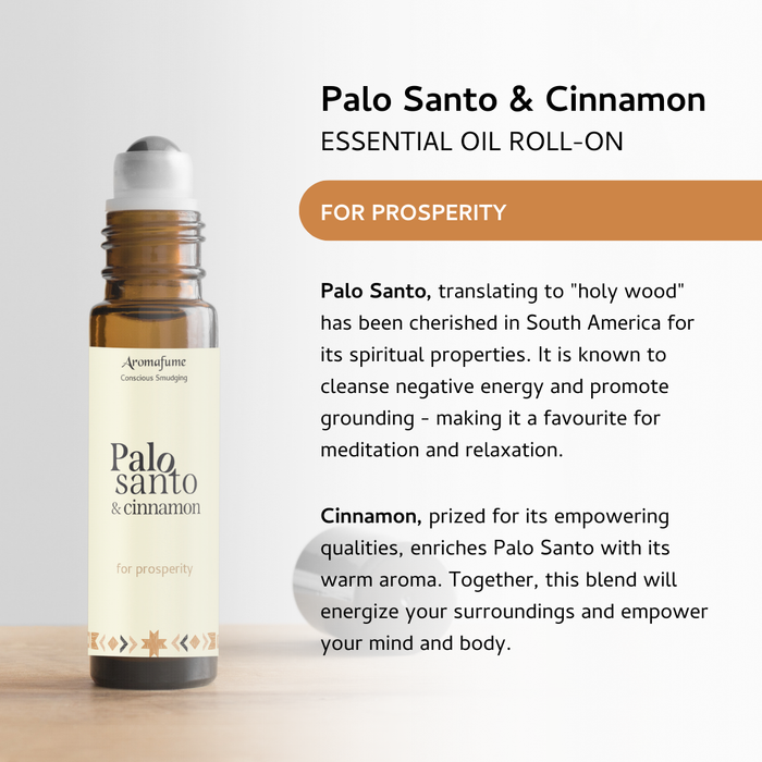 Palo Santo & Cinnamon Roll-on