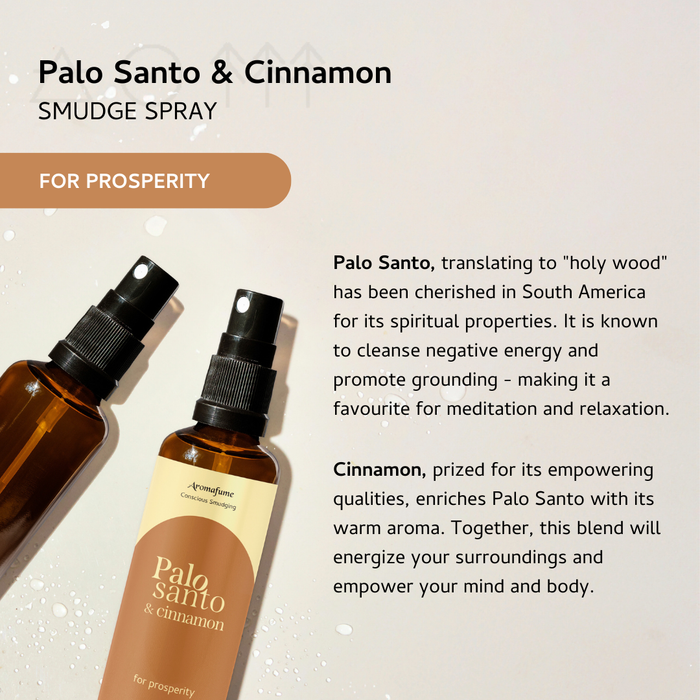 Palo Santo & Cinnamon Smudge Spray