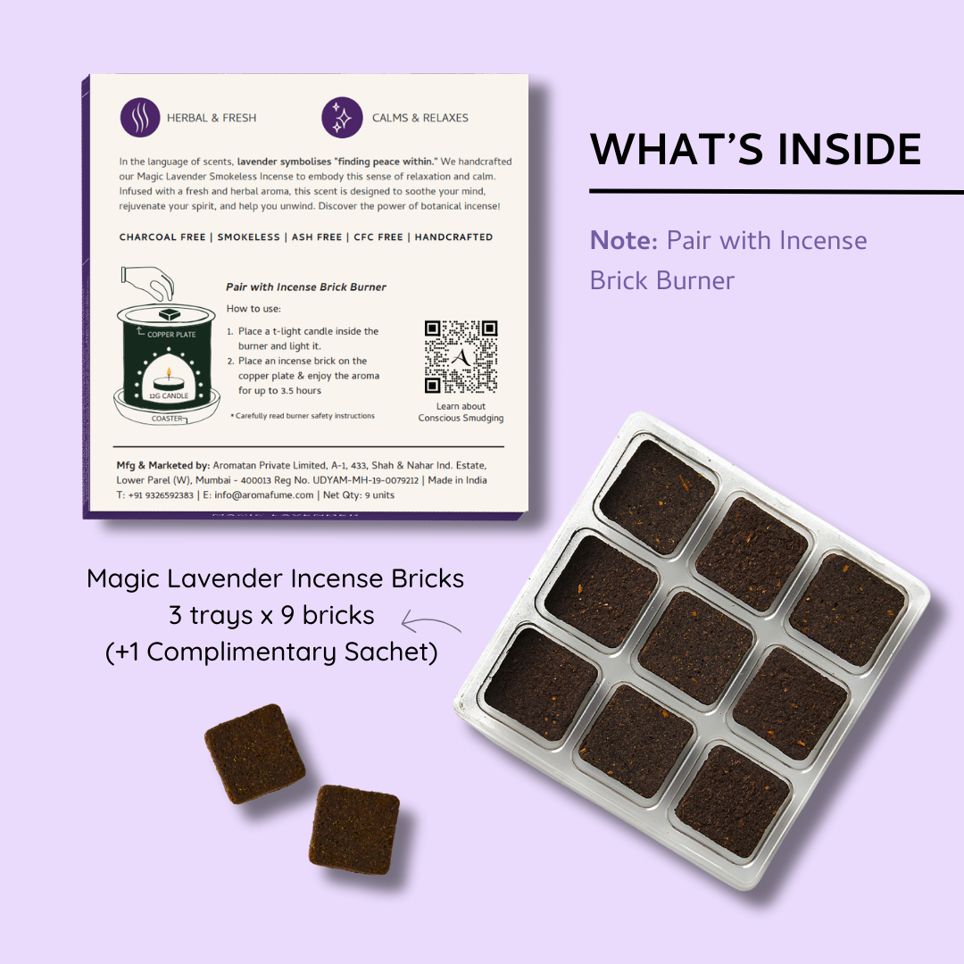 Magic Lavender Incense Bricks Refill Pack