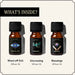 Set of 3 Divine Protection Oils – Ward Off Evil, Uncrossing, Blessings. Infused with herbs for spiritual cleansing