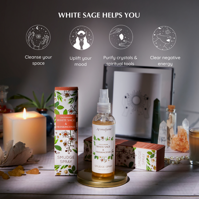 White Sage & Frankincense Smudge Spray