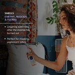 Nag Champa mist spray to mask unpleasant odors
