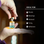 Apply anointing oils for rituals, blessings, purification and reflection