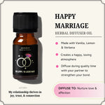 The Happy Marriage Oil enhances love, deepens understanding, and nurtures a lifelong connection with your partner.