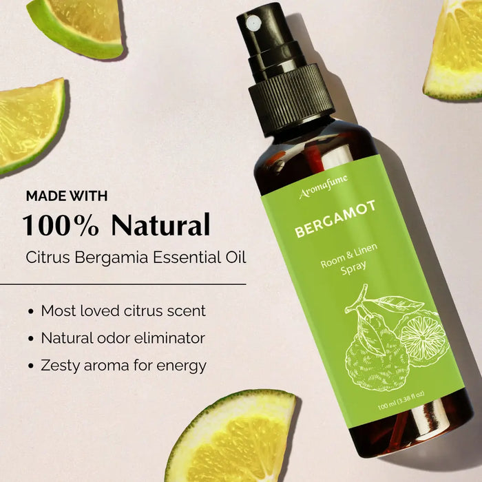 Lavender & Bergamot Room and Linen Natural Mist Duo