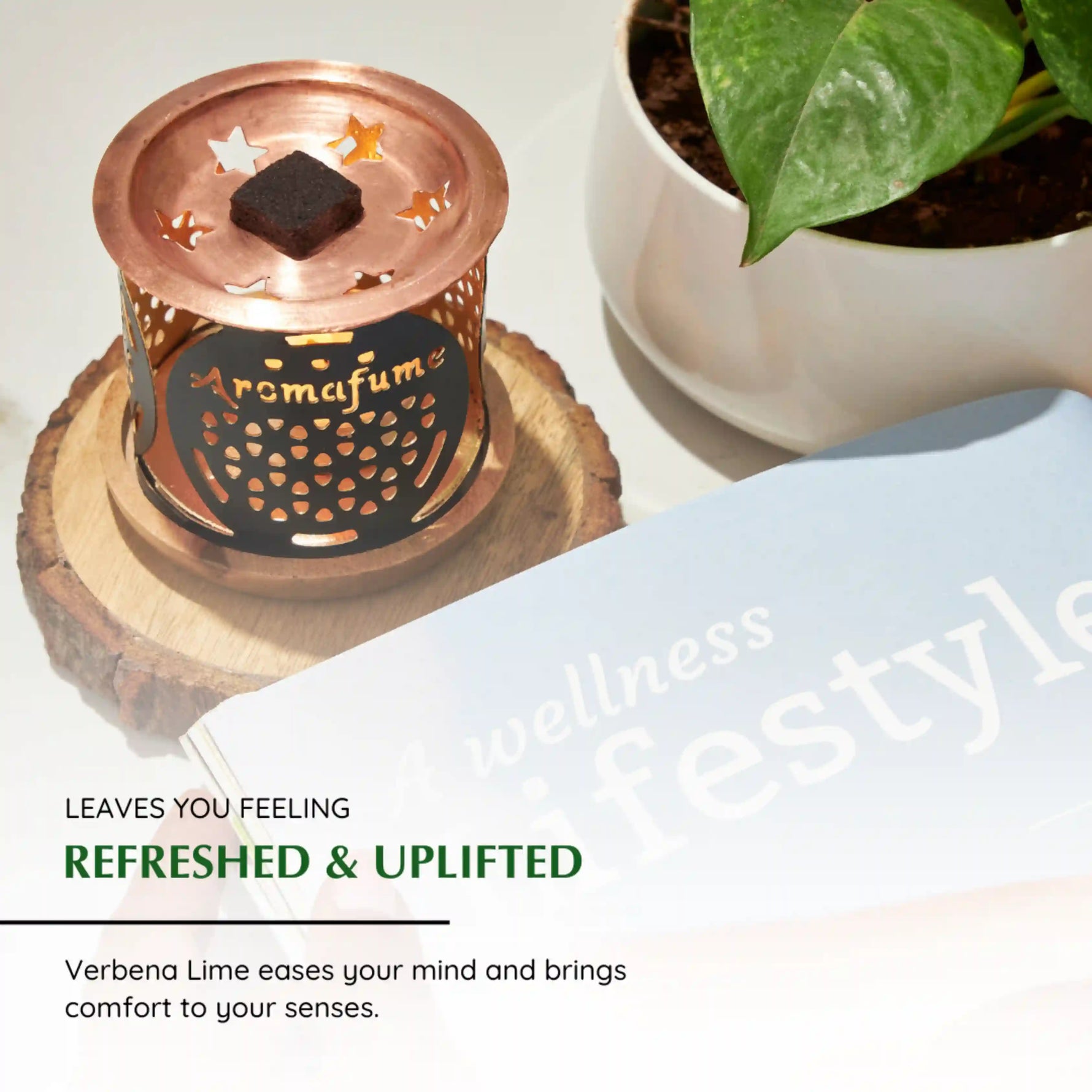 Verbena Lime Incense Bricks will leave you feeling refreshed and uplifted