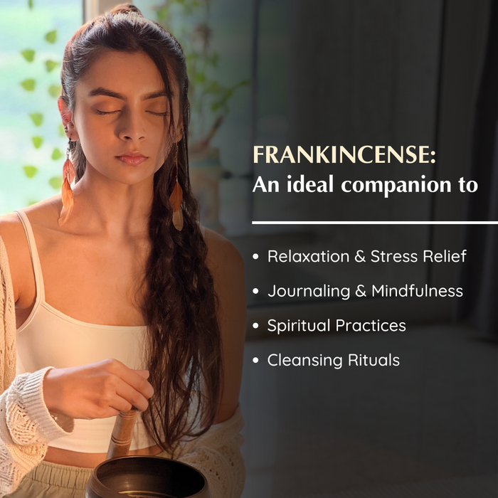 Frankincense Incense Bricks & Burner Set