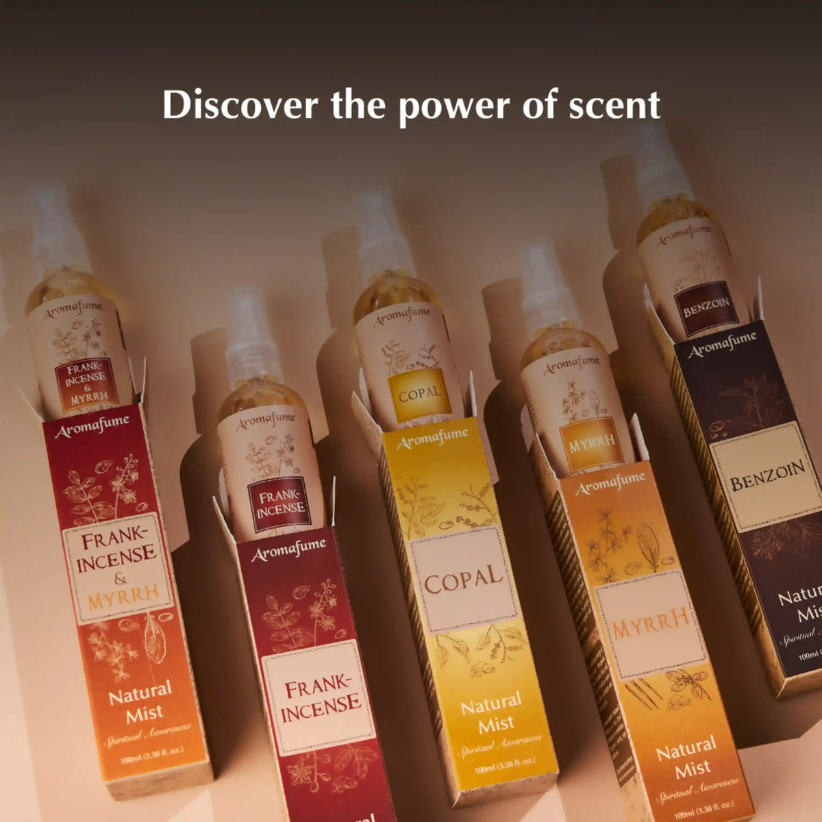 Discover the Power of Frankincense, Myrrh, Benzoin and Copal Natural Mist