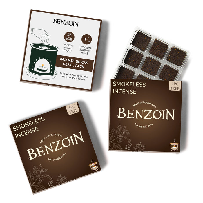 Benzoin Incense Bricks Refill Pack