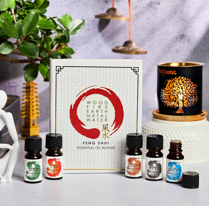 Feng Shui Elements Essential Oil Diffuser Gift Set